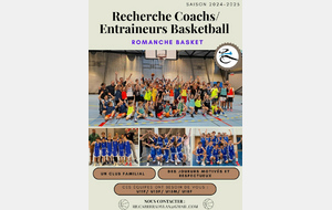 Devenez Coach chez Romanche Basket