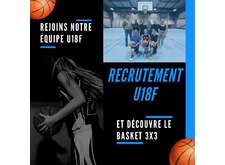 Rejoins notre équipe U18F et découvre le basket 3x3!