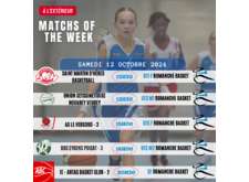 Matchs of the Week - 12 et 13 Octobre 2024